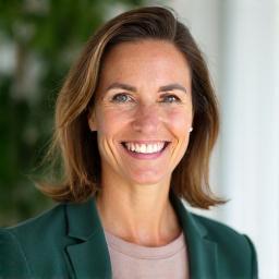 Porträt von Dr. Sarah Mueller, einer Ernährungsmedizinerin.
