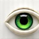 Ein Auge, das Konzentration symbolisiert